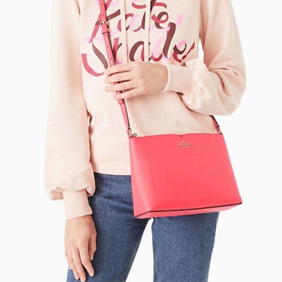 Kate Spade Leather Harlow Crossbody Bag Purse - Picture 10 of 10